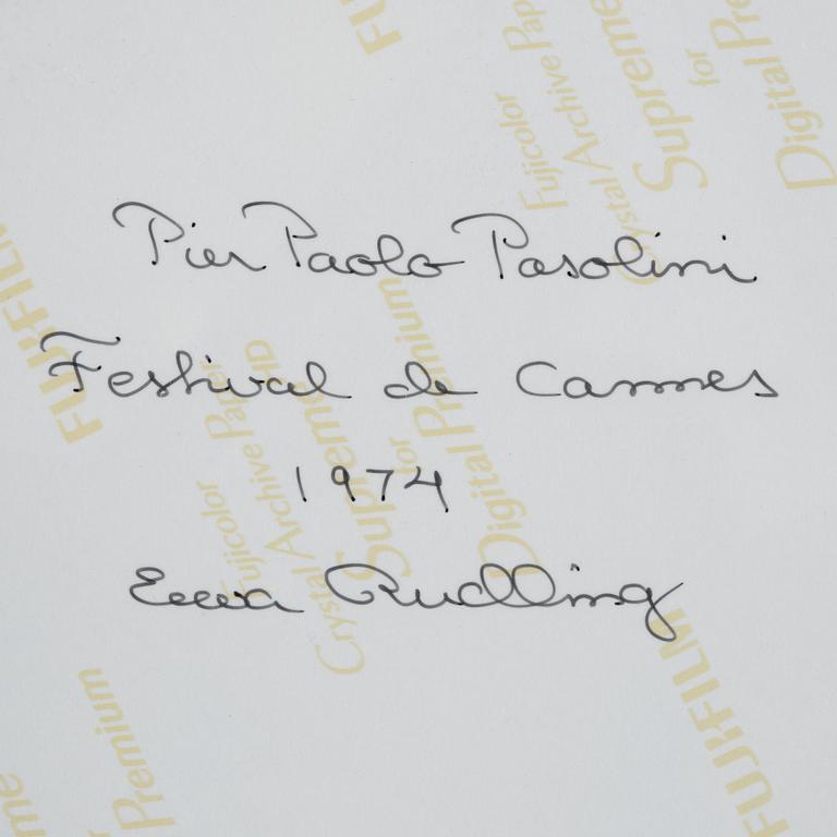 Ewa Rudling, "Pier Paolo Pasolini Festival de Cannes".