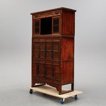 A Korean wooden cabinet, 20th century.