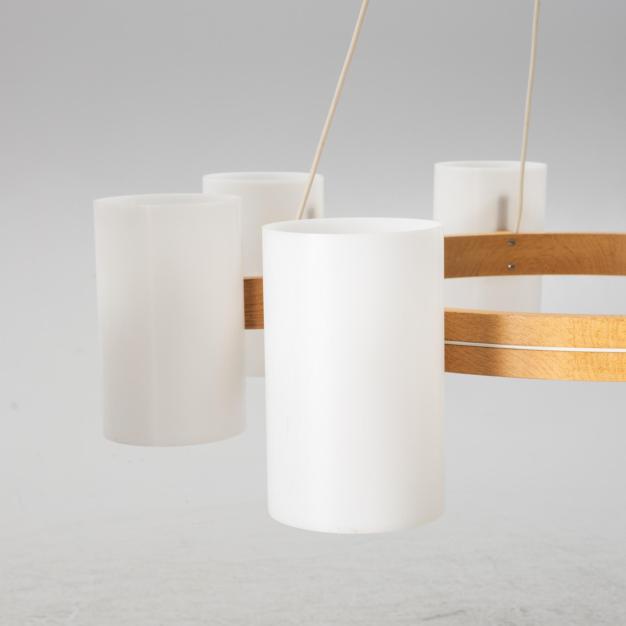 Uno & Östen Kristiansson, ceiling lamp, Luxus, Vittsjö, second half of the 20th century.