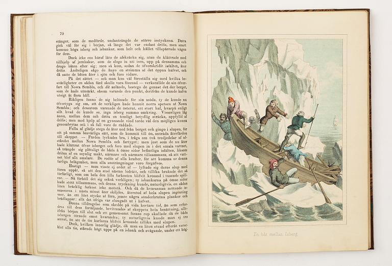 BOKPARTI OM TOPOGRAFI OCH NAUTICA, 29 vol resp 4 häften, bla "Voyage dans les departemens de la France.." Paris 1792.