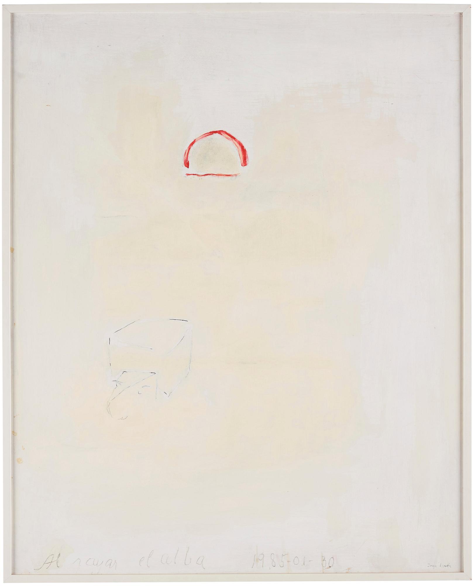 Inga Lovén, "Al rayar el alba / Sunrise".