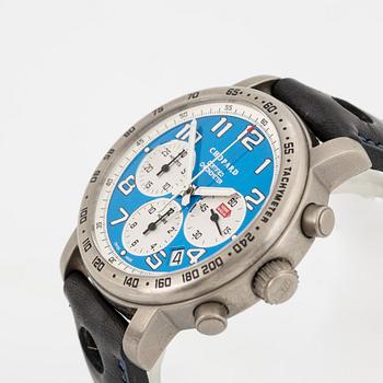 Chopard, Mille Miglia, "Vintage Blue", chronograph, wristwatch, 40 mm.