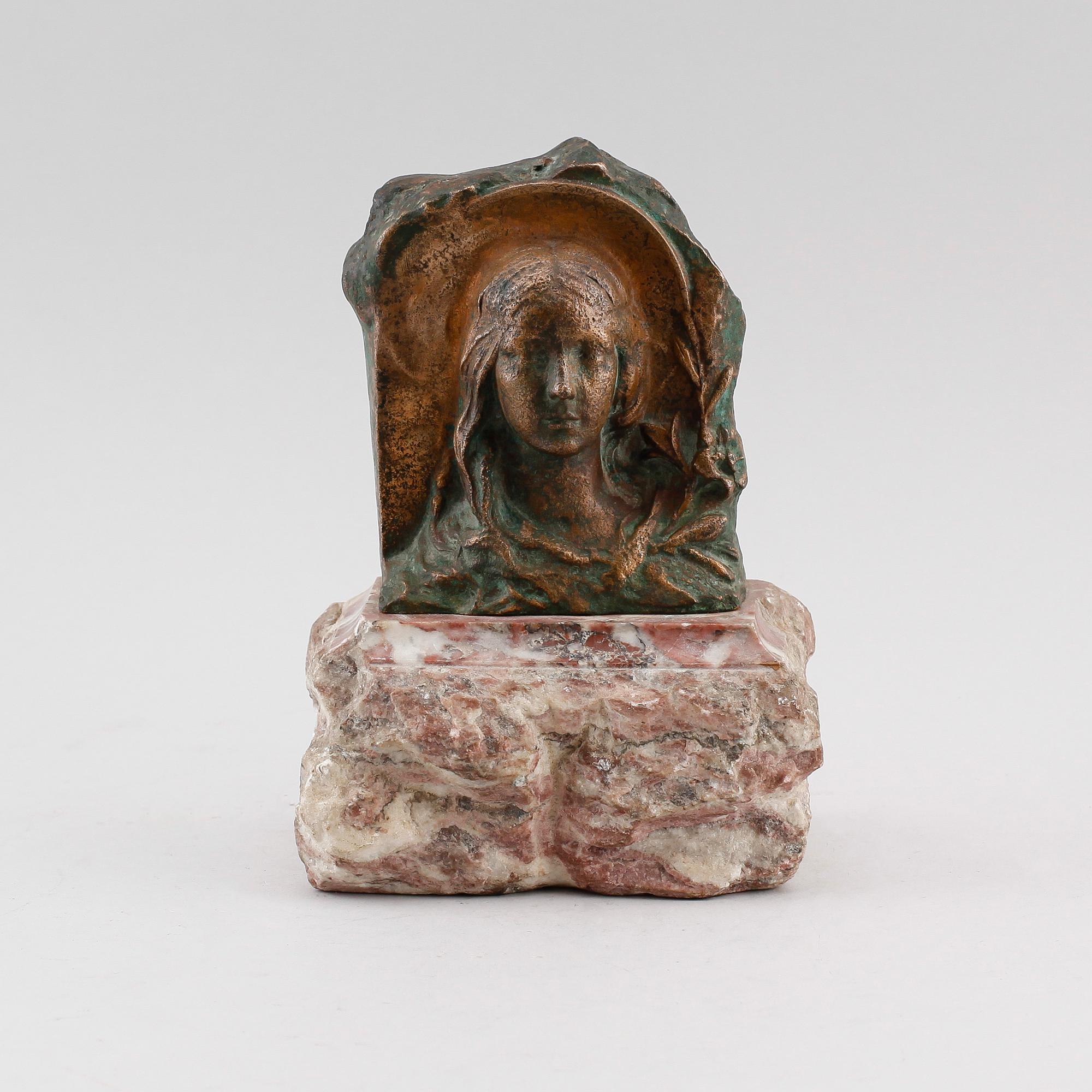 SKULPTUR, brons, 1900-talets första hälft.