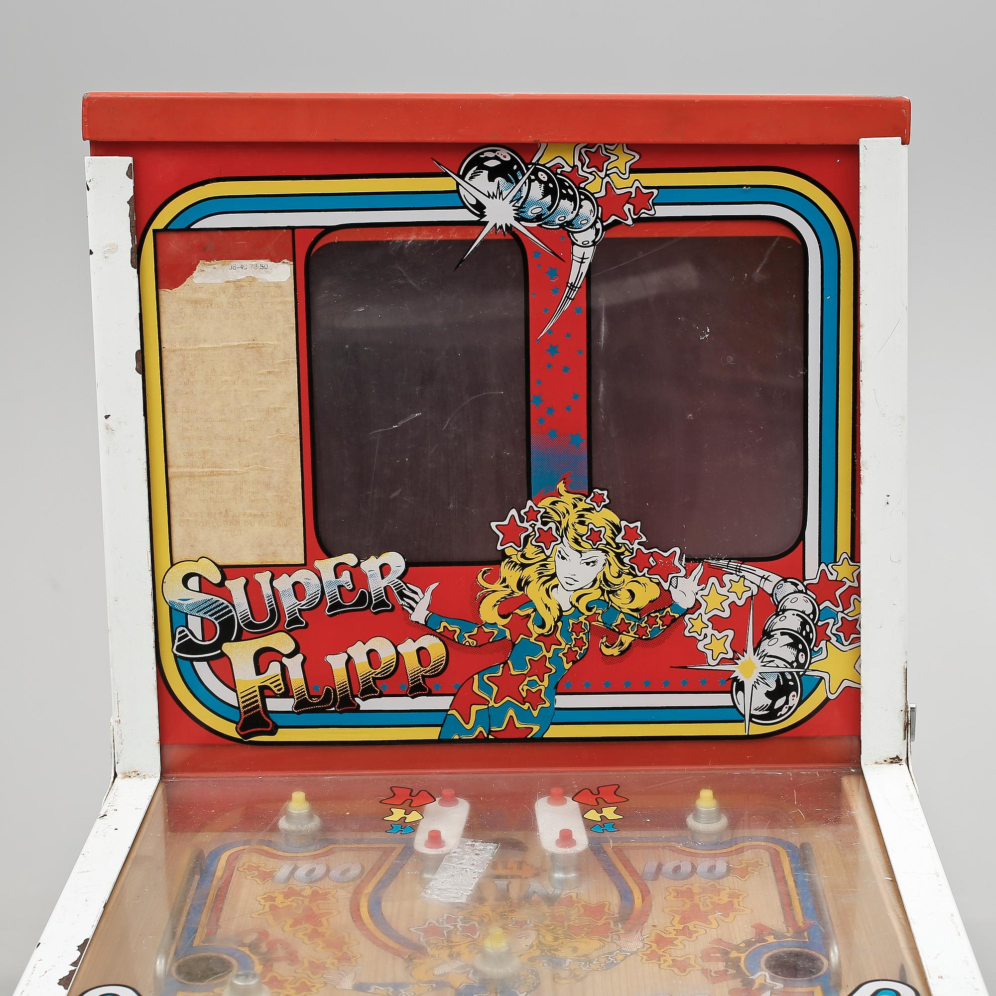 GODISAUTOMAT, "Super Flipp", Fiam elettronica, Italien, omkring 1900 mitt.