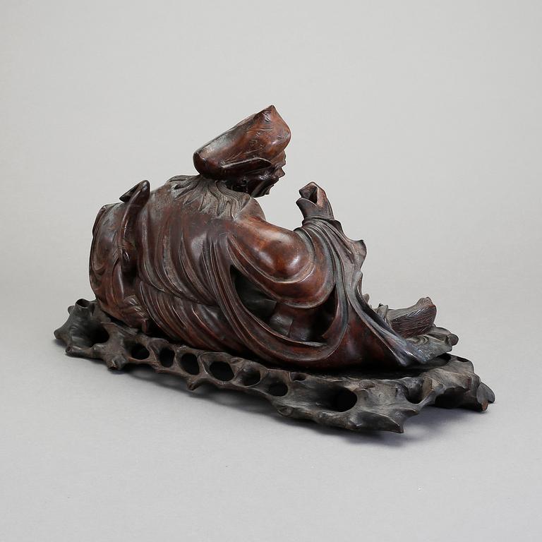 SKULPTUR, trä, orientalisk, 1900-talets första hälft.