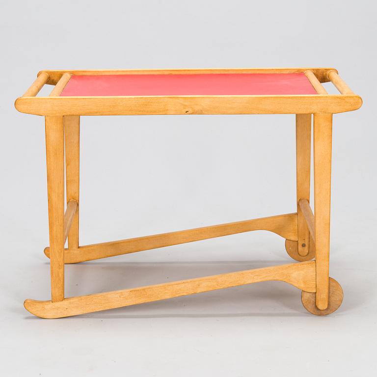 Ilmari Tapiovaara, a 1940's tea trolley for Keravan Puuteollisuus, Finland.