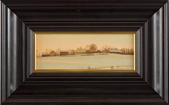 Risto Vilhunen, Winter Landscape.