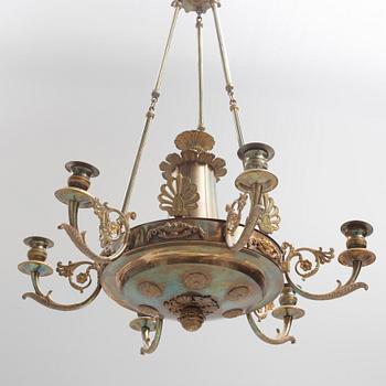 A chandelier, second half of the 19th century.