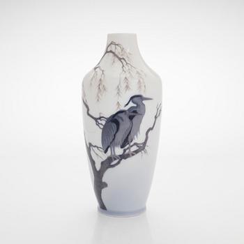 Royal Copenhagen, a porcelain vase, first half of the 20th century.