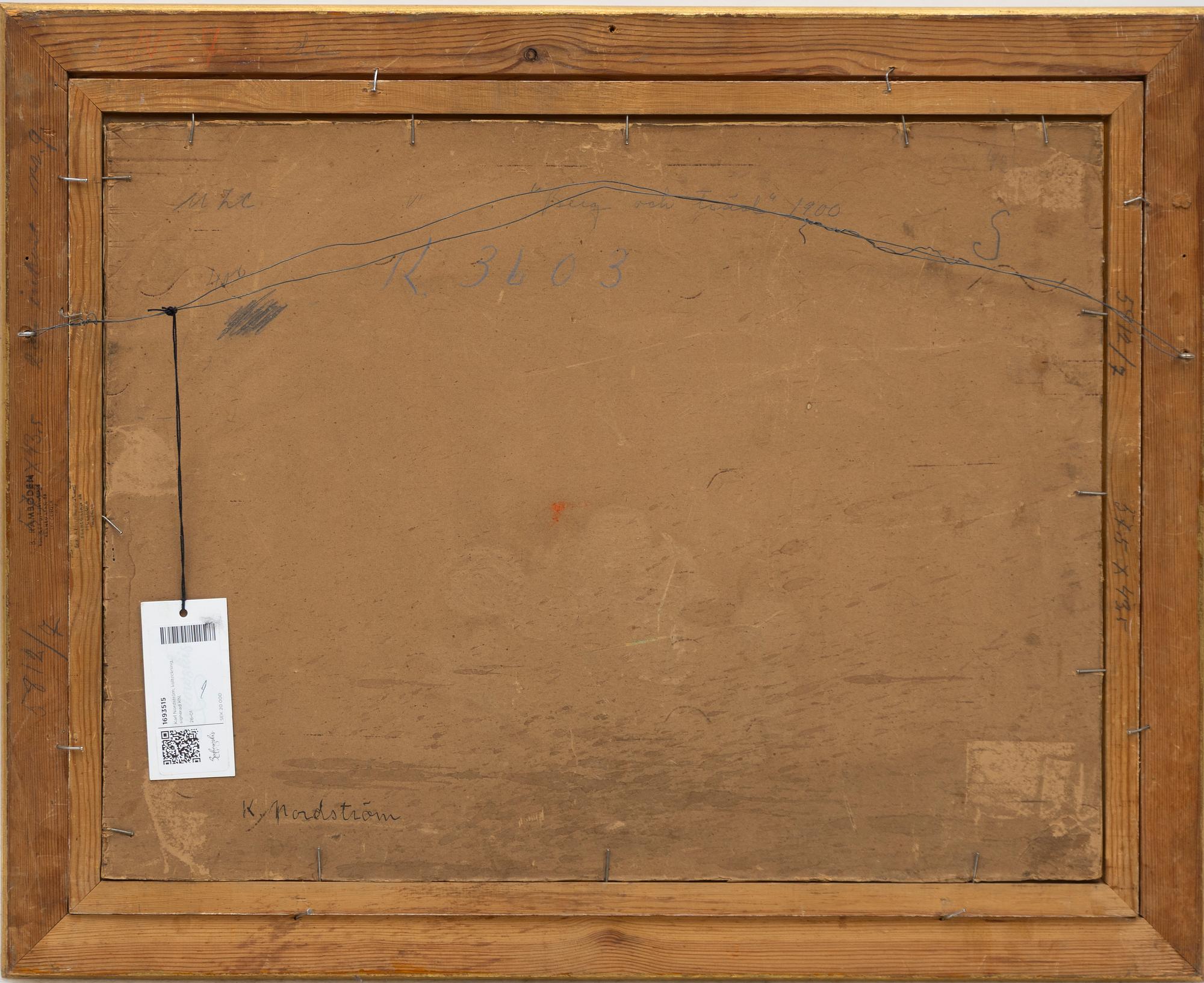 Karl Nordström, "Träd och berg".