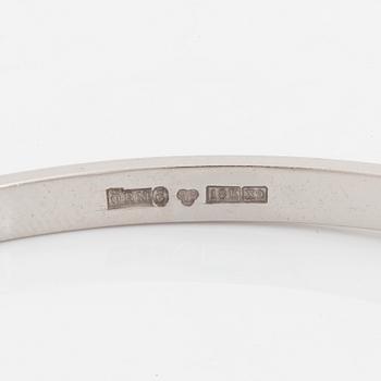 Armband 18K vitguld med runda briljantslipade diamanter.