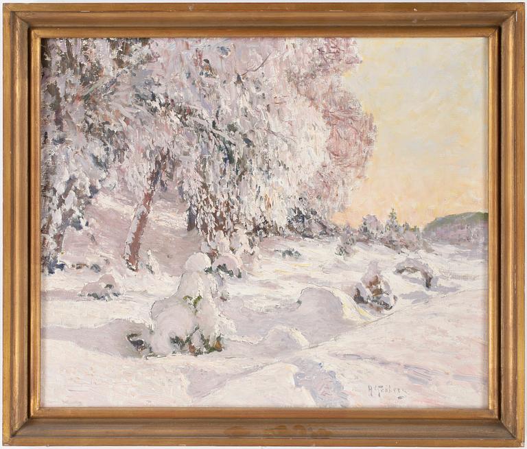 ANTON GENBERG, oljemålning på duk, signerad.