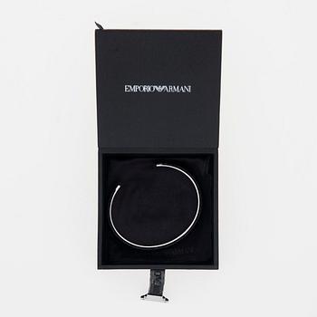 ARMBAND, silver, Armani.