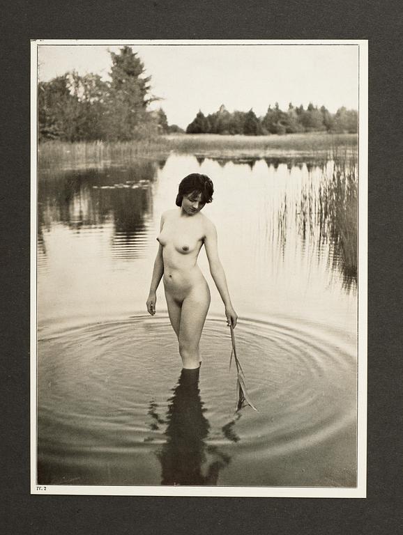 MAPP MED 19 st BILDER, "Eva im Paradies", Tyskland, 1910-tal.