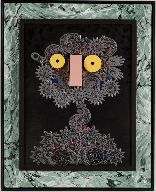 ENRICO BAJ, multipel, signerad och numrerad 436/500.