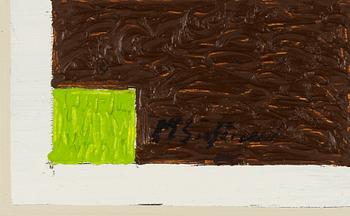 Martin Säflund, oil on panel, signed.