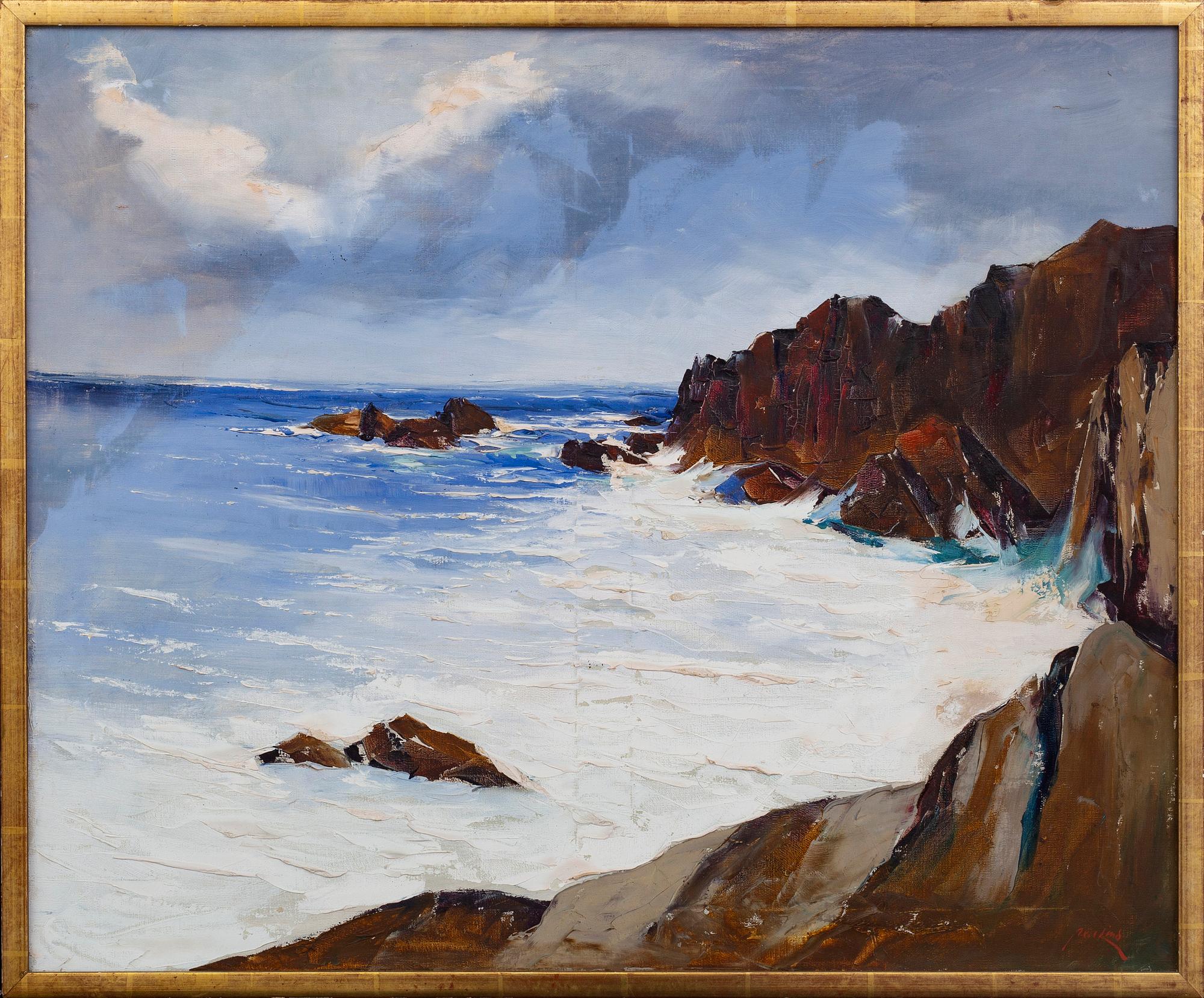 Axel Lind, oil on canvas signed.