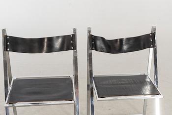 FONTONI & GERACI fällstolar 3 st "Elios" Italien 1960-tal.