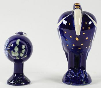 FIGURINER, 2 st, keramik, Lisa Larson Gustavsberg.