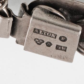 ARMBAND, silver, Alton, Falköping, 1957. Vikt 22,0 gram.