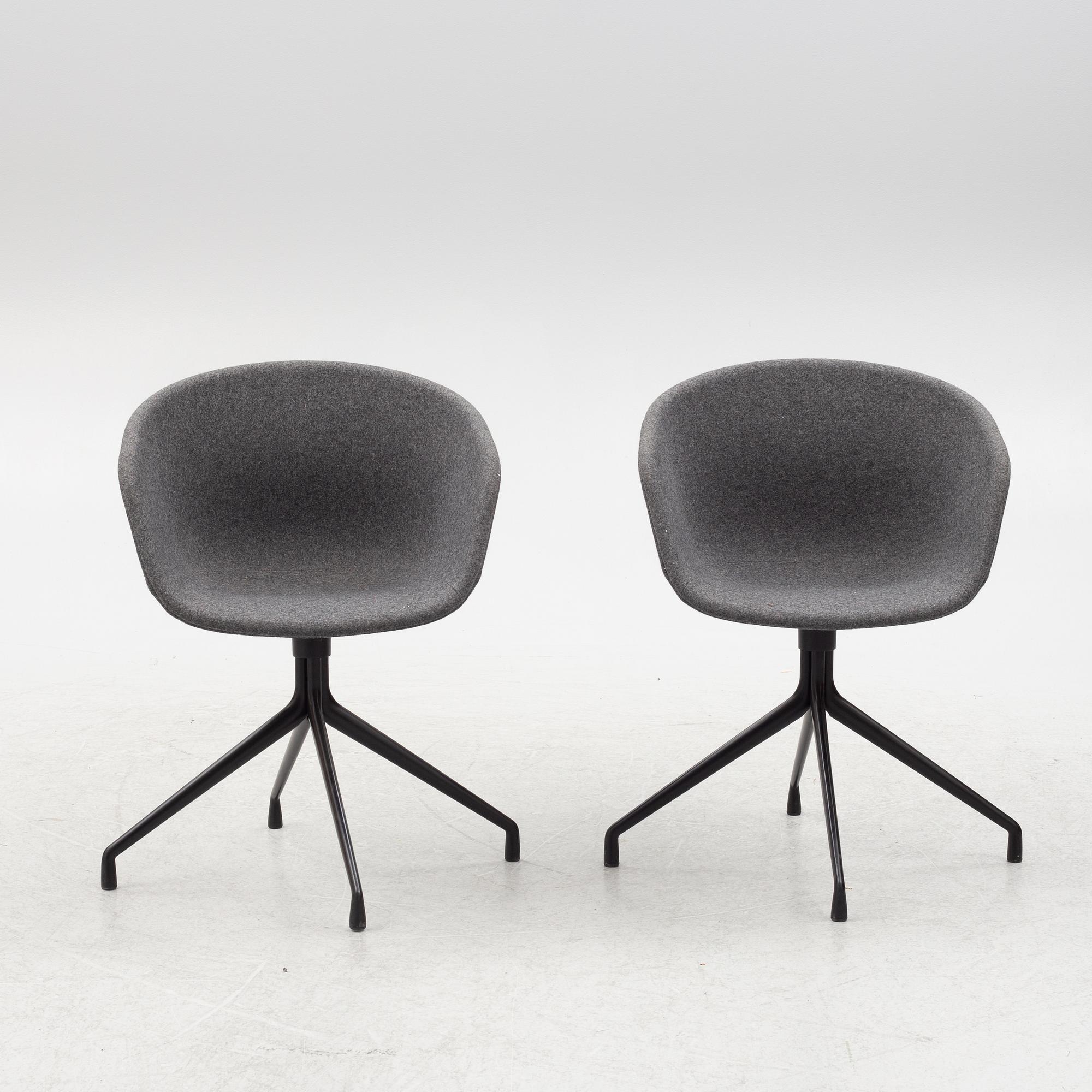 Hee Welling, stolar, ett par, "About A Chair 20", Hay, Danmark, 2000-tal.