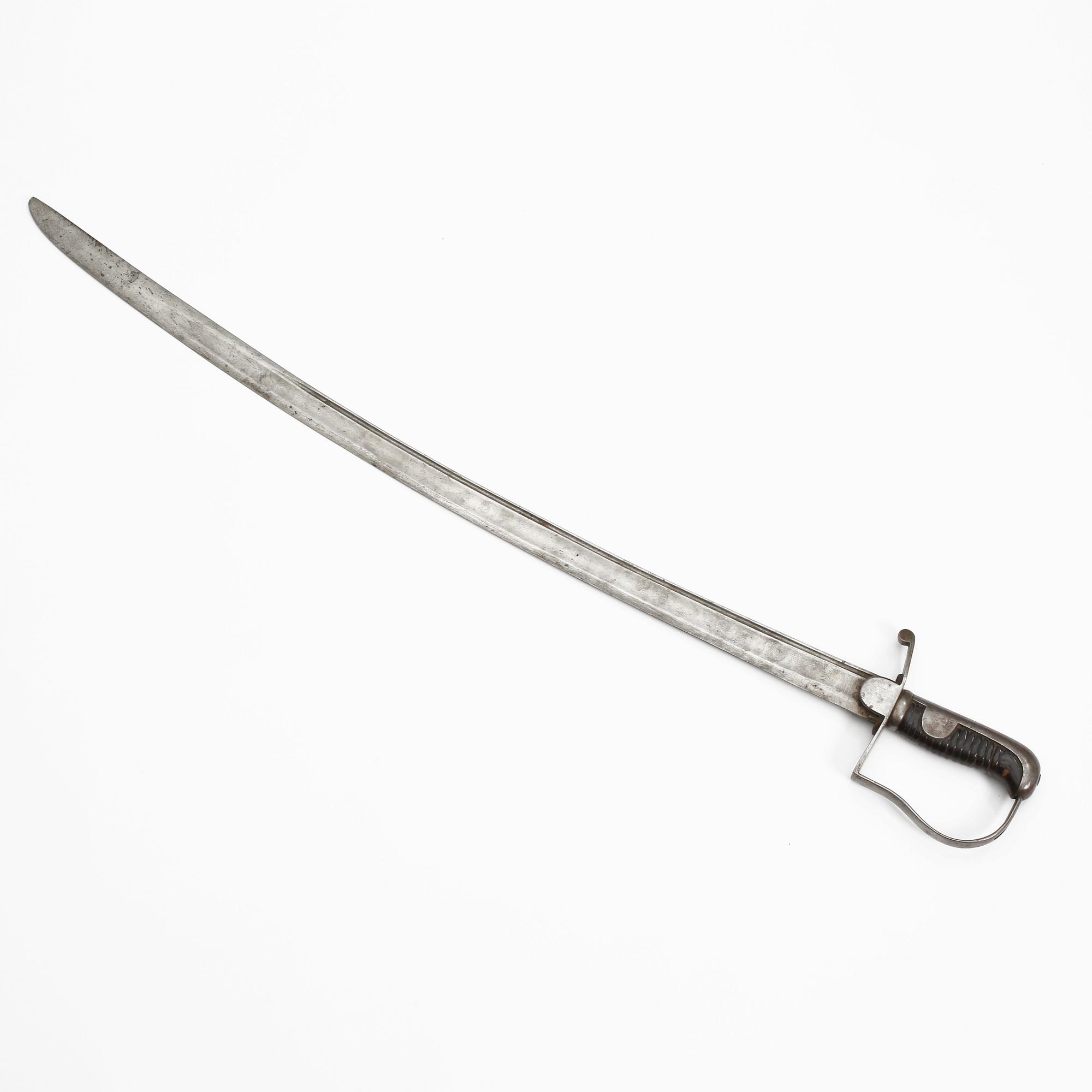 SABEL, m/1831, för artilleriet.