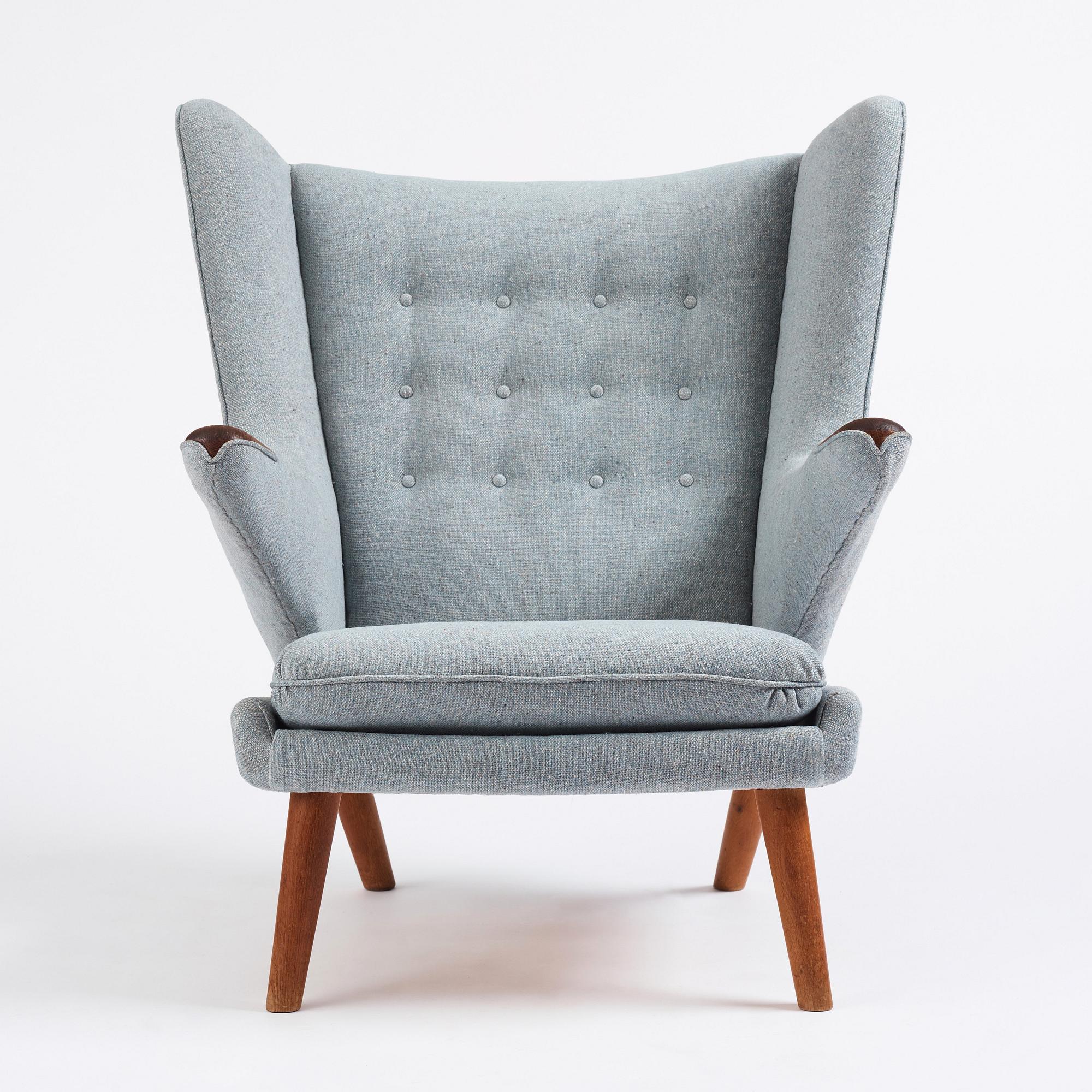 Hans J. Wegner, a 'Papa Bear' easy chair. AP-stolen, Denmark 1950-60s.
