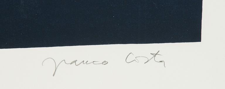 Franco Costa, silkscreen in colours, signed 213/250.