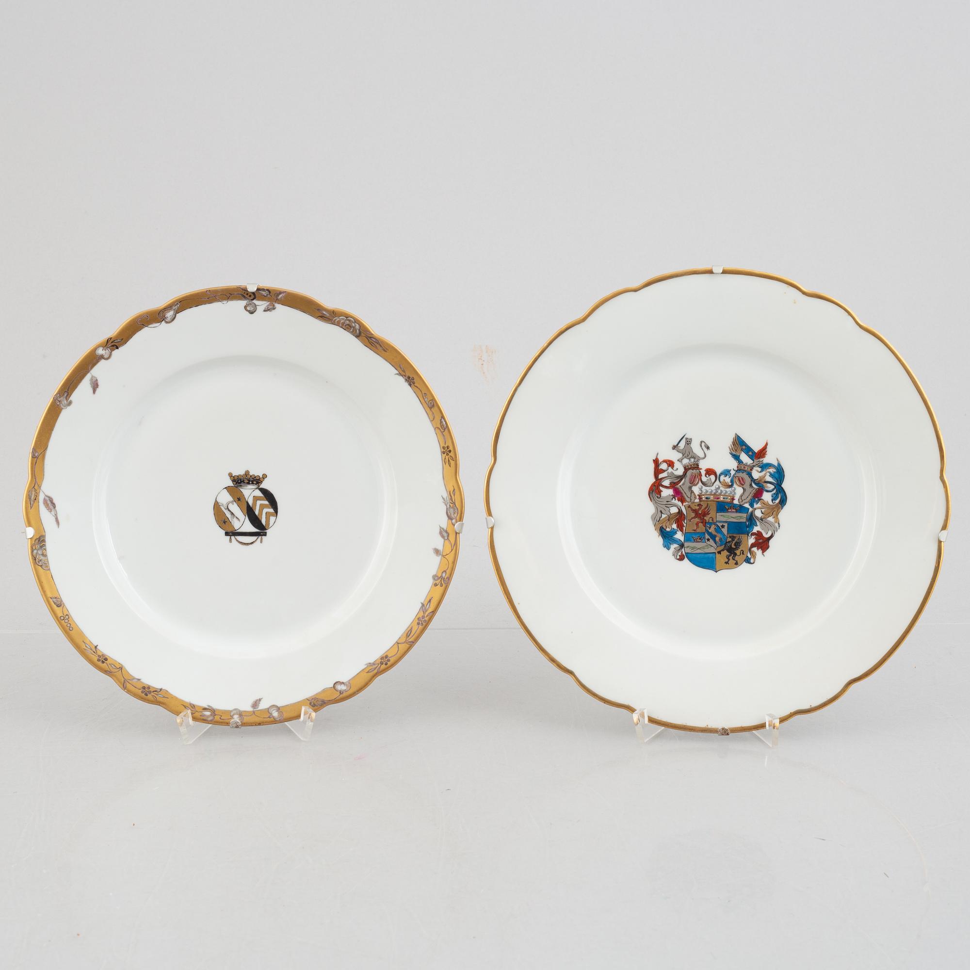 Vapenporslin, 23 delar, Lovisins vapen.