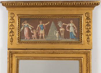 Mirror, circa 1800, Empire style.