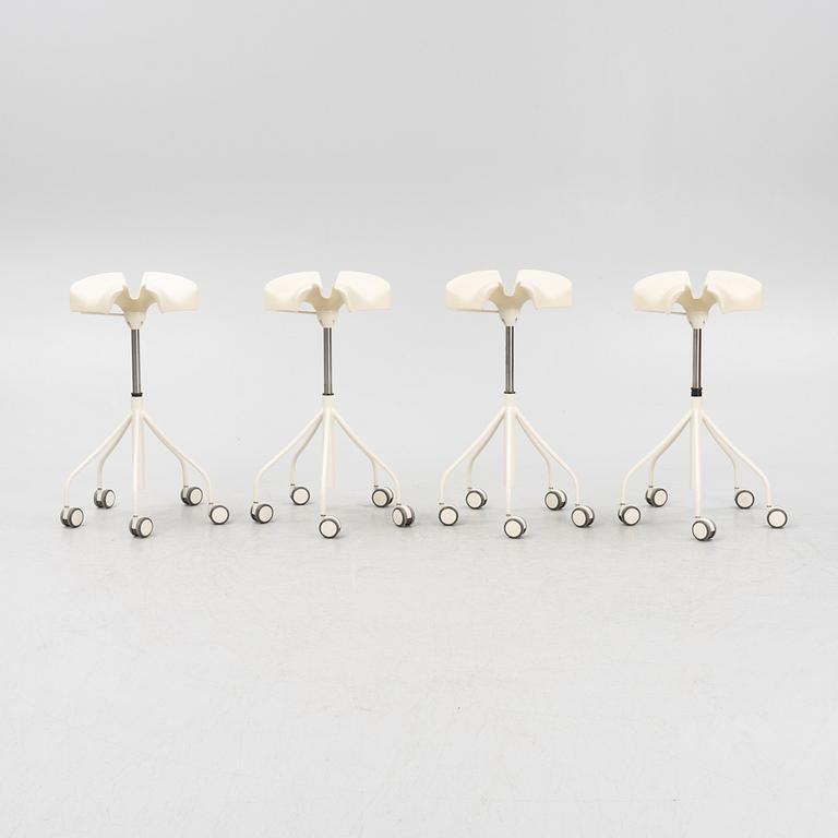 Jordi Bardia & Otto canalda, four 'Binaria' stools, D Barcelona.