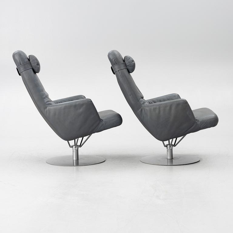 Kenneth Bergenblad, a pair of 'Superroto' armchairs, Dux.