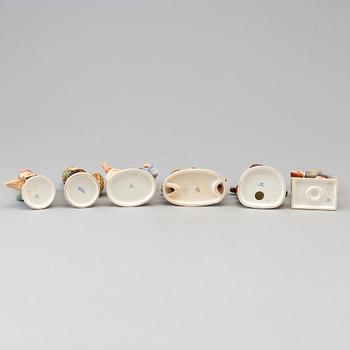 MARIA INNOCENTIA HUMMEL, 6 figurines, Goebel, Germany 1930´/70´s.