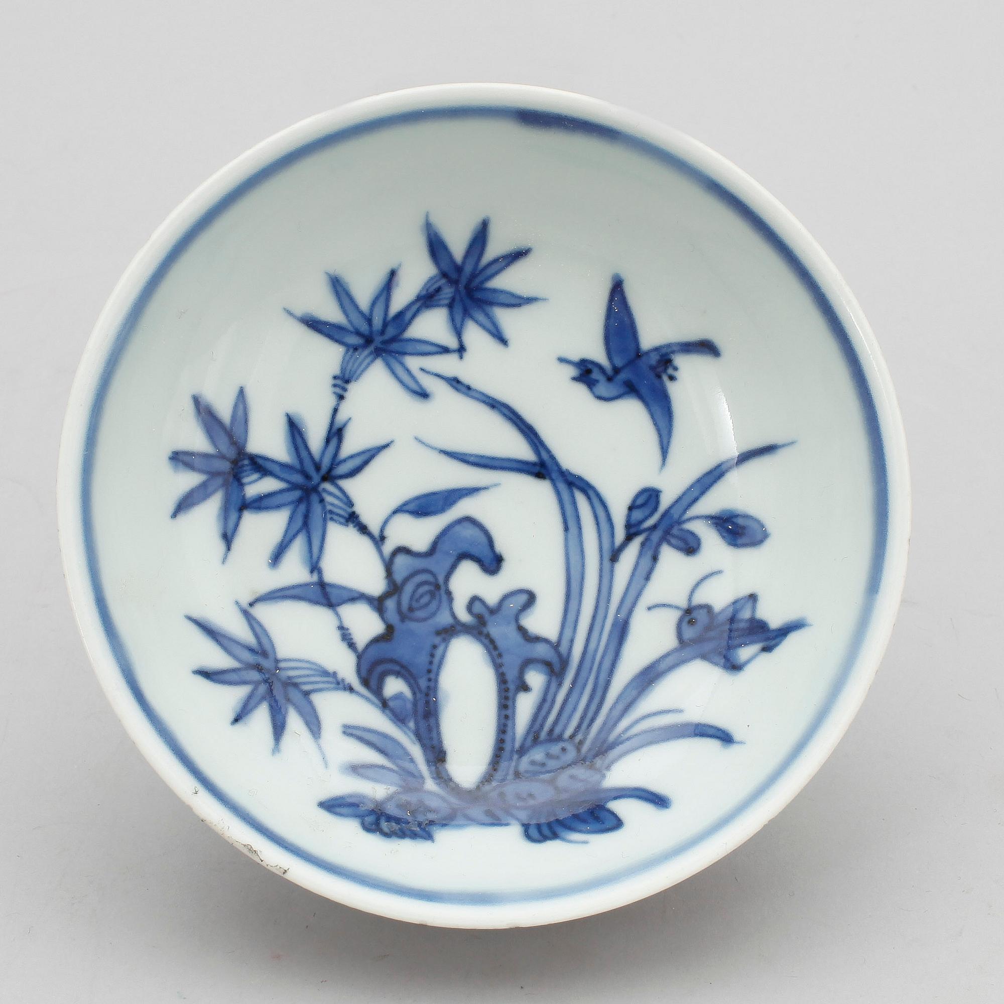 SKÅLFAT, porslin, Kangxi, Kina, 1600/1700-tal.