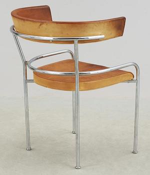 A Gunnar Asplund 'GA-1' chrome plated chair, Källemo post 1988.