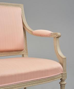 Soffa, Stockholmsarbete, 1700-talets senare del, Gustaviansk.