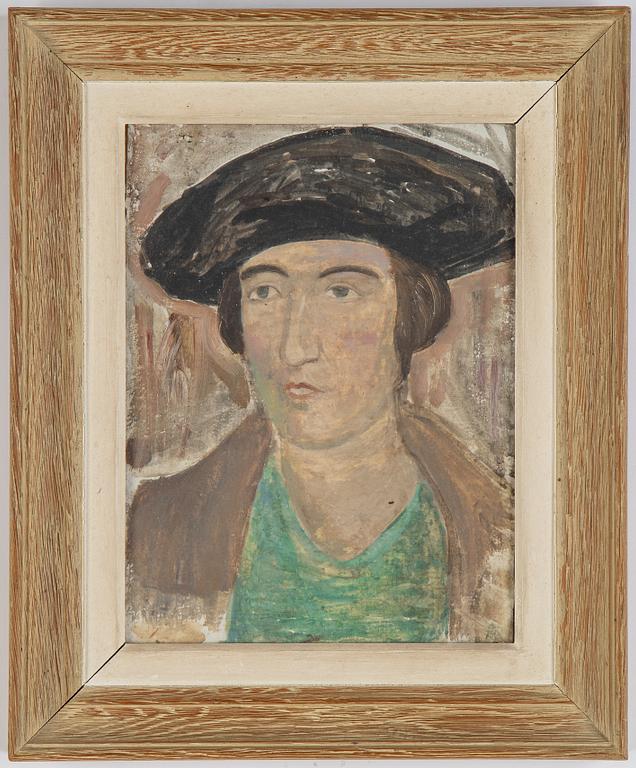 Olof Ågren, mixed media on paper, signed.
