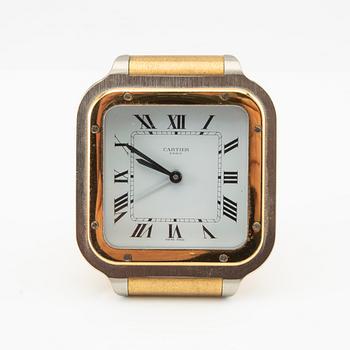 Cartier, travel / alarm clock, les must de Cartier, 1978.