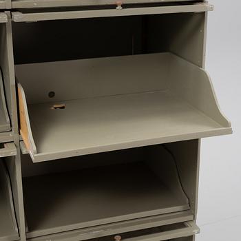 Arkivskåp / butikshylla, 1900-talets mitt.