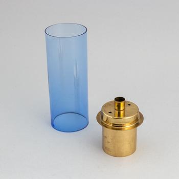 Hans-Agne Jakobsson, a brass and glass candle holder from Markaryd.