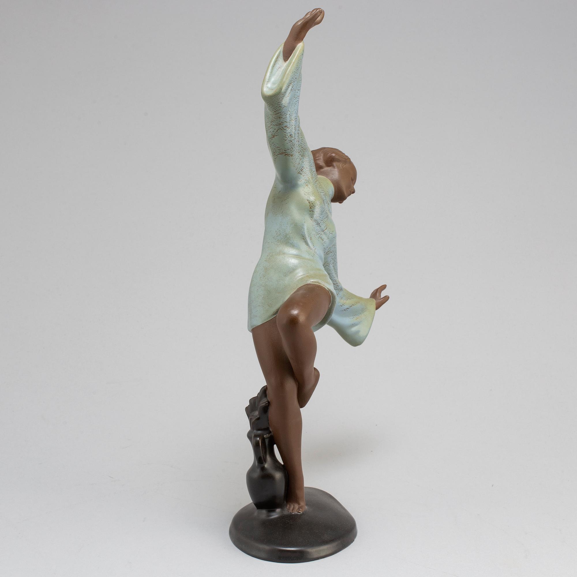 A second quarter of the 20th century ceramic figurine, probably Austria.