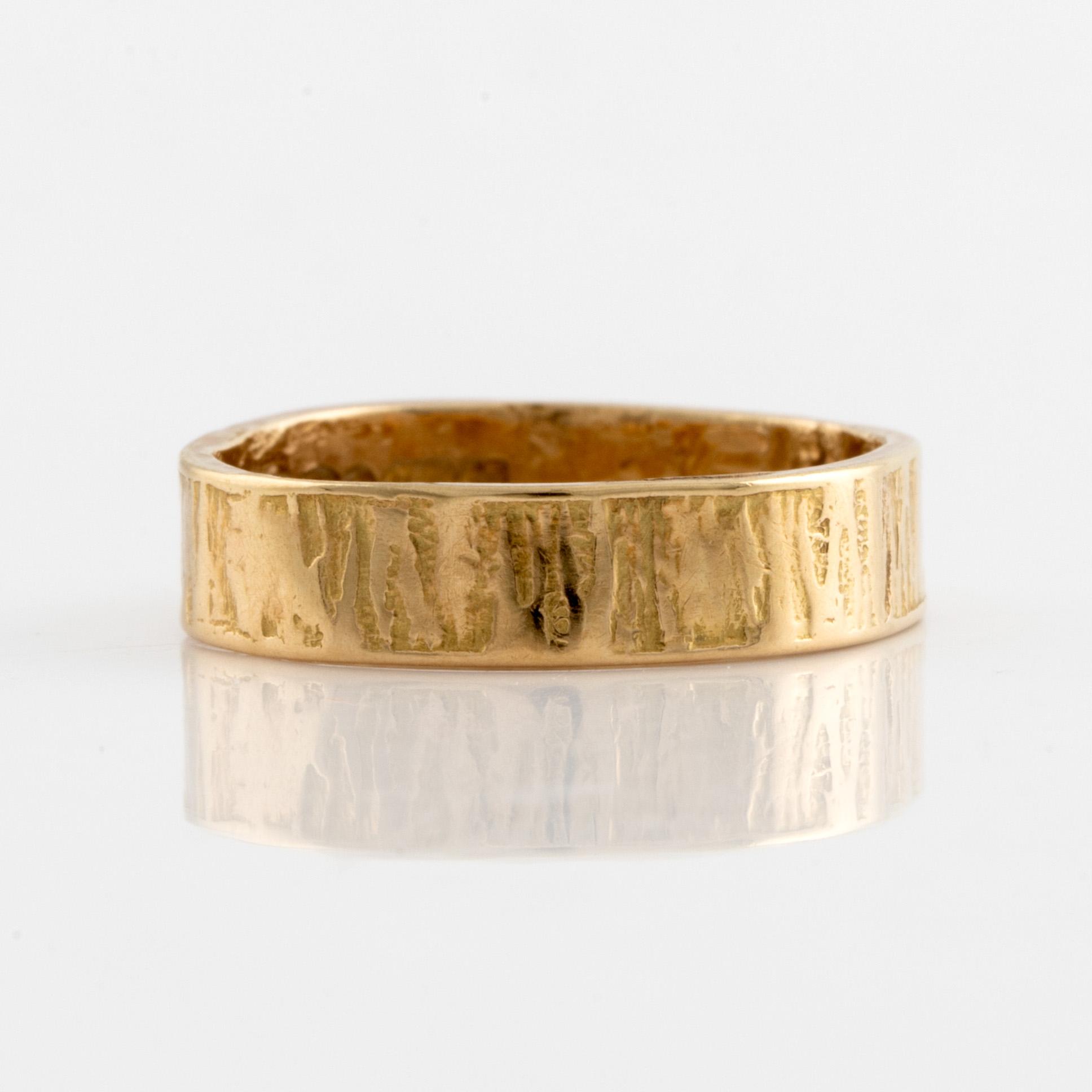 Björn Weckström, ring, 18K guld, Lapponia 1970, Finland.