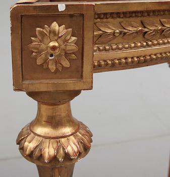 KONSOLBORD, sengustavianskt, sent 1700-tal.