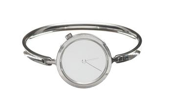 580. Vivianna Torun Bülow-Hübe, A Torun Bülow Hübe stainless steel watch by Georg Jensen, Copenhagen, design nr 337.