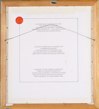 BEVERLOO CORNEILLE, 5 st litografier signerade, daterade 86 och numrerade 185/200, samt 2 st pussel.