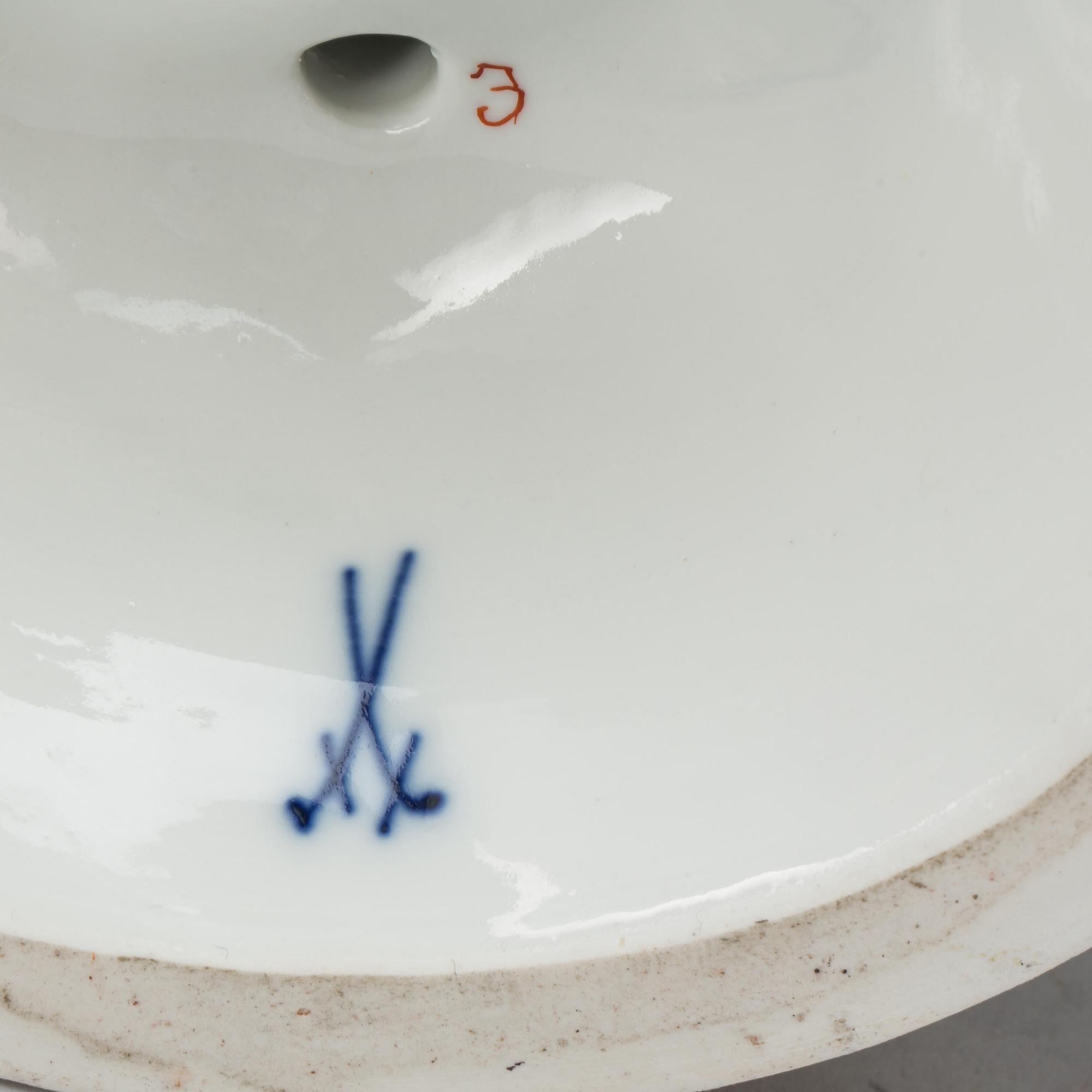 FIGURINER, porslin, ett par. Meissen.