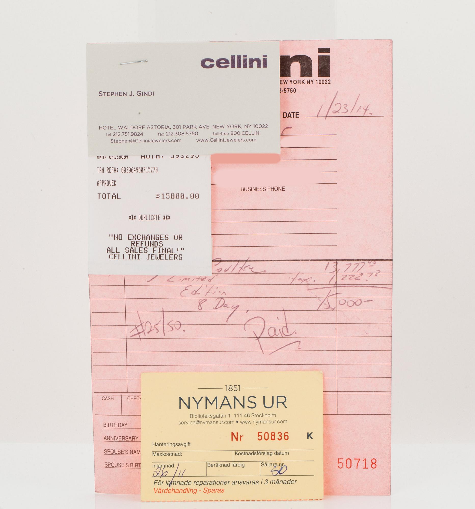 JAEGER-LeCOULTRE, Master Eight Days.