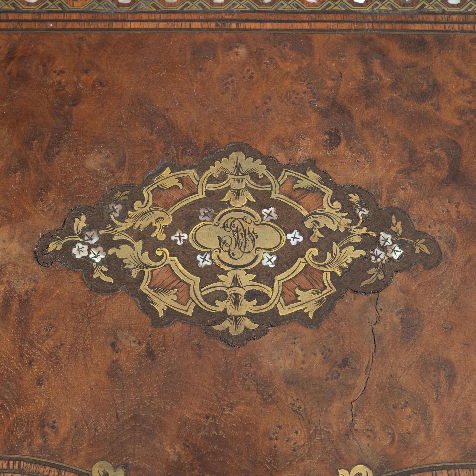 Schatull, Frankrike, 1800-talets mitt.