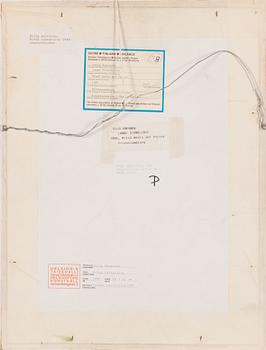 Silja Rantanen, mixed media on paper, signed and dated -86.