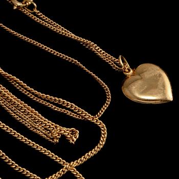 HÄNGE, 18k guld, Ceson, Göteborg, 1970-tal. Vikt 9 g.